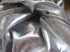 LAME - Metallicstoff in silber