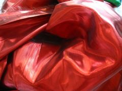 LAME - Metallicstoff in rot