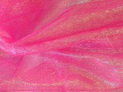 Multicolor Effekt-Organza pink