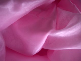 Organzastoff rose