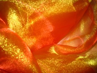 Crystal Organza gelb orange