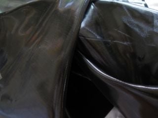 LAME - Metallicstoff in schwarz