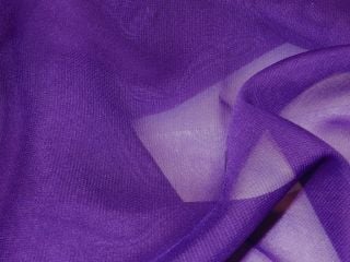 Chiffon Meterware lila